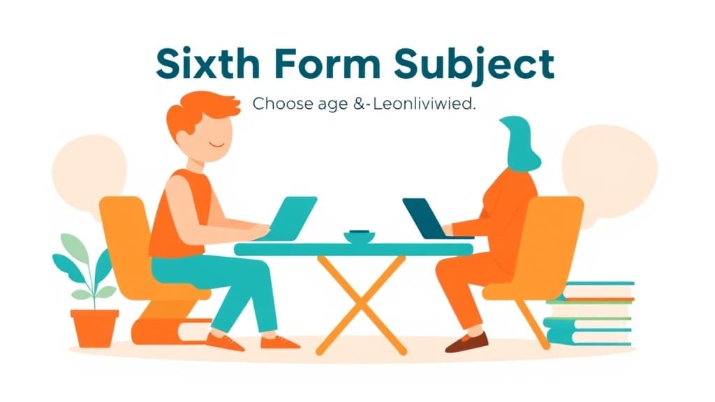 Sixth Form Subject Advisor — AI study tool illustration