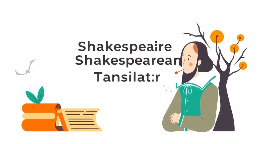 Shakespearean Translator — AI study tool illustration