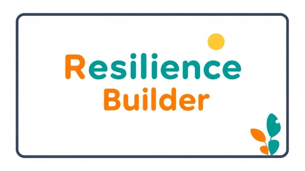Resilience Builder — AI study tool illustration